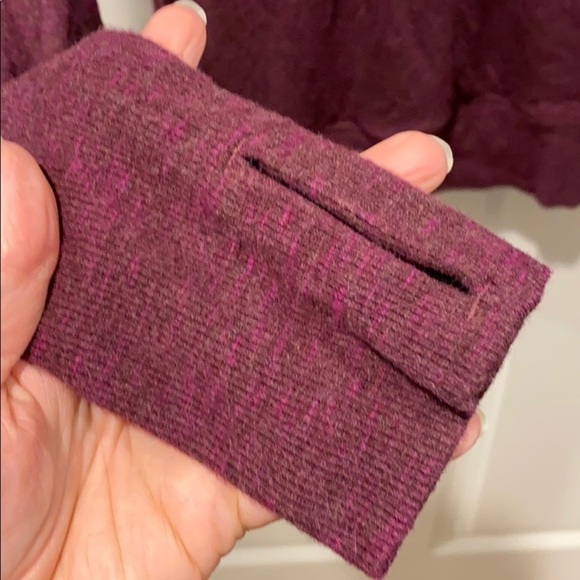 Athleta Burgundy Fitted Wrap Hoodie - Picture 4 of 16